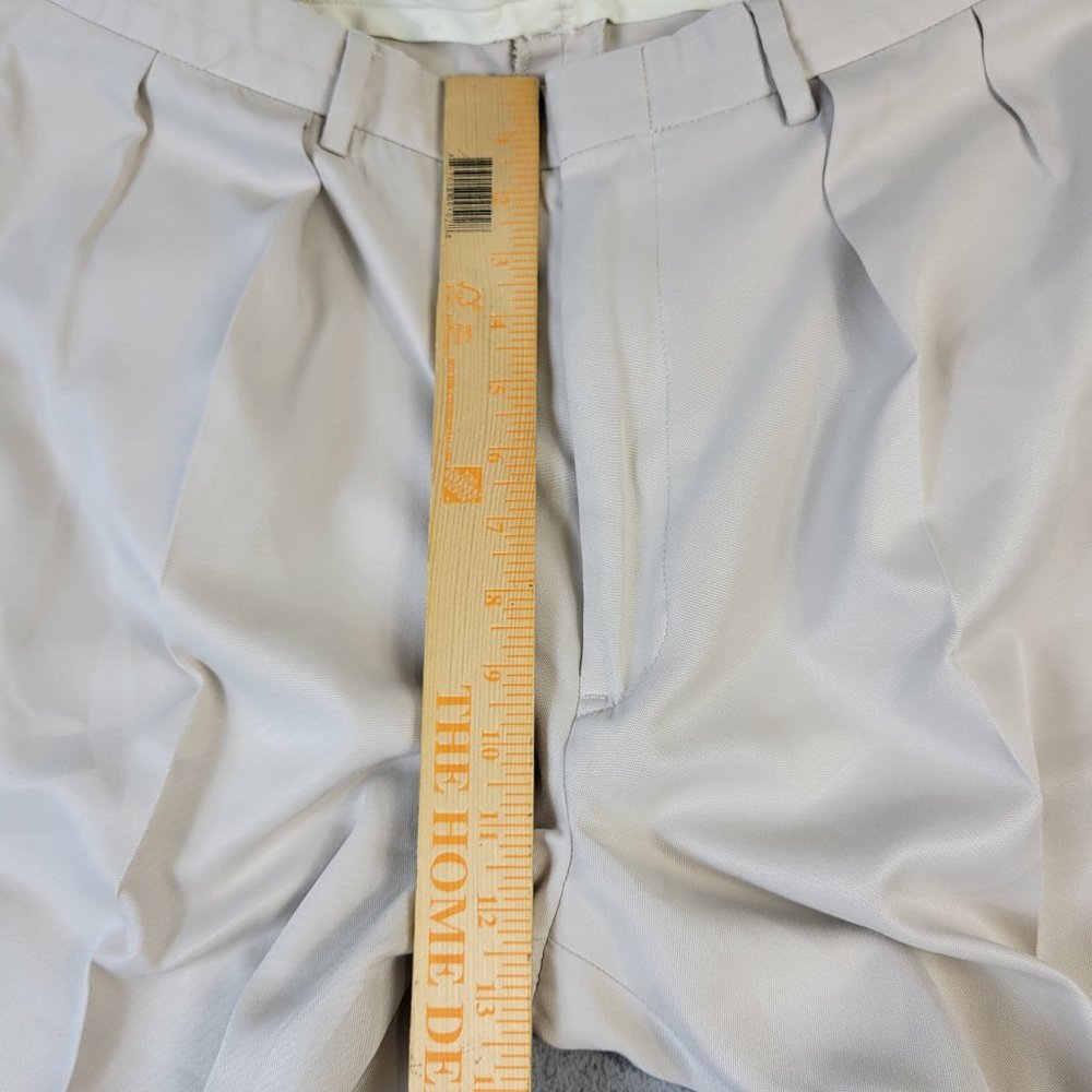 Polo Golf Ralph Lauren Pants Men's Size 35 x 32 Pleated Cuffed Beige - Picture 12 of 13